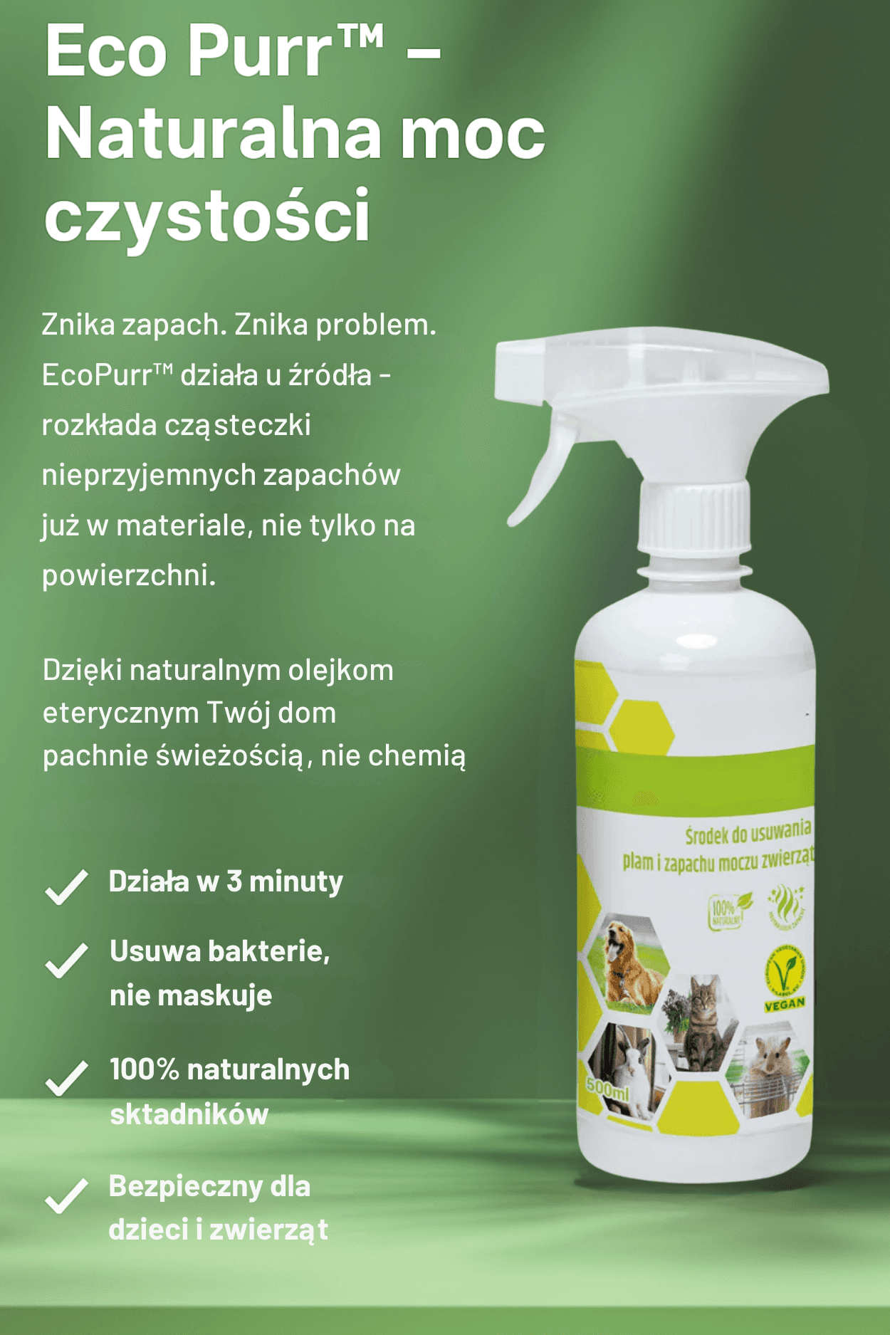 Zamiast maskować – usuń problem u źródła z EcoPurr™