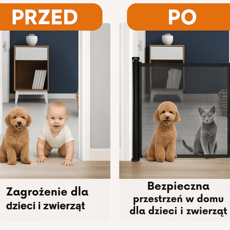 Barierka SOLID – Uniwersalna Ochrona dla Maluchów i Pupili