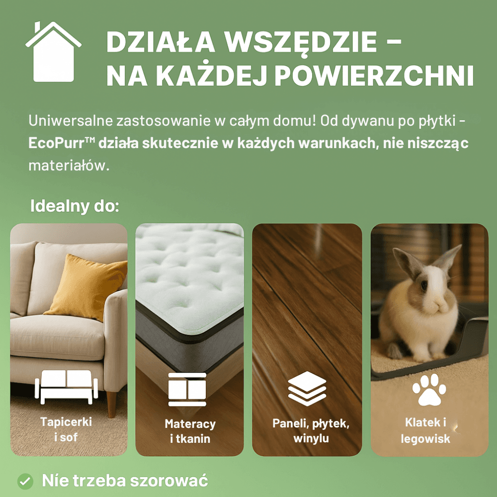 Zamiast maskować – usuń problem u źródła z EcoPurr™